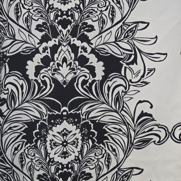 Slim Factor Stylized Floral Placement Print 3/4 Sleeve Kimono Size 3X Cardigan - Picture 10 of 10